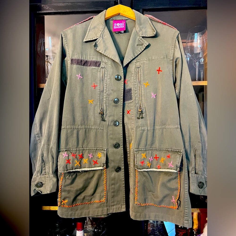 Romi Basha military jacket